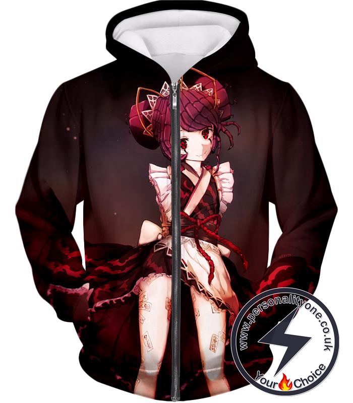 Overlord Extremely Cute Arachnoid Entoma Vasilissa Zeta Cool Promo Zip Up Hoodie